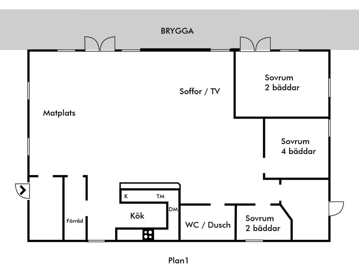 Appartamento Havets Magasin Väjern Esterno foto